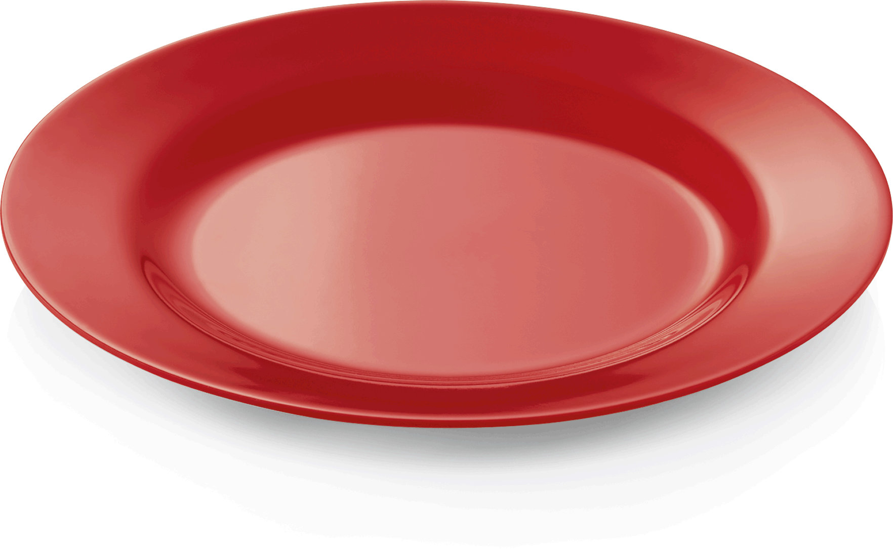 Teller, flach, Ø 23 cm, rot, Melamin