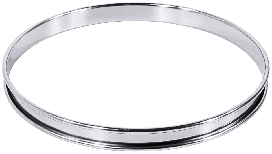 Tortenring flach Ø 24,0 cm aus Edelstahl 18/0