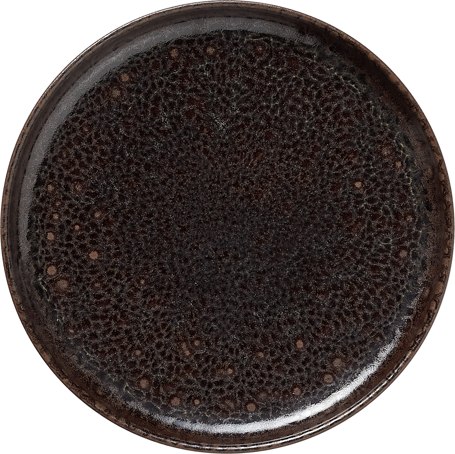ROCKZZERO® ONE - Teller, flach, Ø 17,5 cm, Serie metallic brown