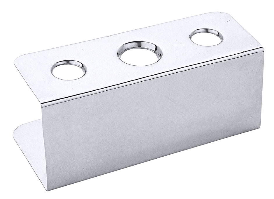 Eishörnchenständer 3 Löcher - Maße 21,0 x 7,0 cm - Höhe 8,5 cm Eishörnchenständer 3 Löcher - Maße 21,0 x 7,0 cm - Höhe 8,5 cm