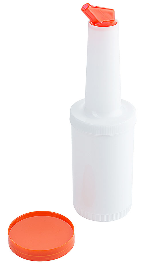 Getränkemix - Vorratsbehälter Ø 9,0 cm - 1,0 Liter - orange Getränkemix - Vorratsbehälter Ø 9,0 cm - 1,0 Liter - orange