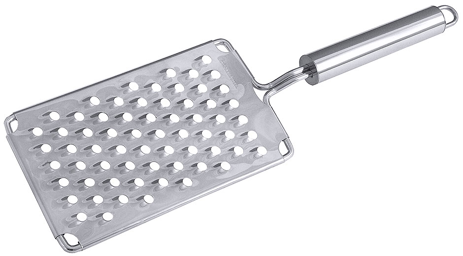Kartoffelreibe - Fläche 10,5 x 9,0 cm - Länge 30,0 cm - Serie POLARIS Kartoffelreibe - Fläche 10,5 x 9,0 cm - Länge 30,0 cm - Serie POLARIS
