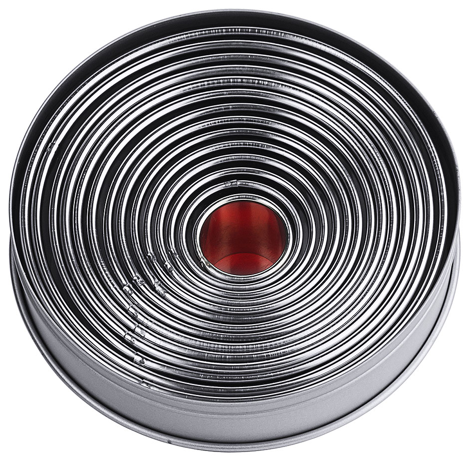 Ausstechsatz Rund - glatt - Ø 2,5 - 10,5 cm