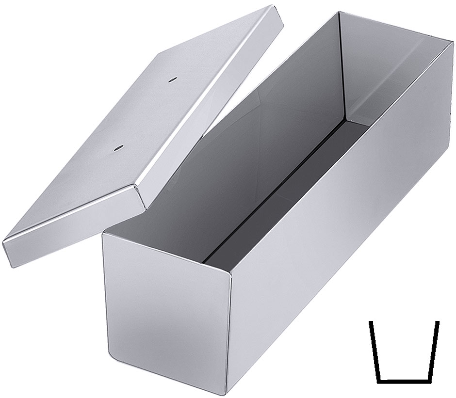 Pastetenform / Brotform - Maße 30,0 x 8,0 cm - H 7,0 cm