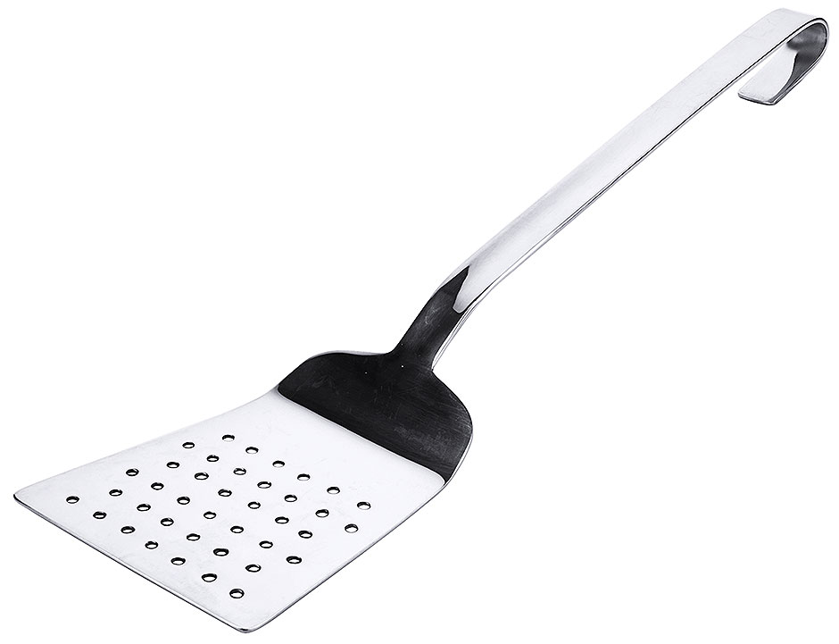 Pfannenschaufel perforiert - Schaufelmaß 11,0 x 11,0 cm - Stiellänge 26,0 cm