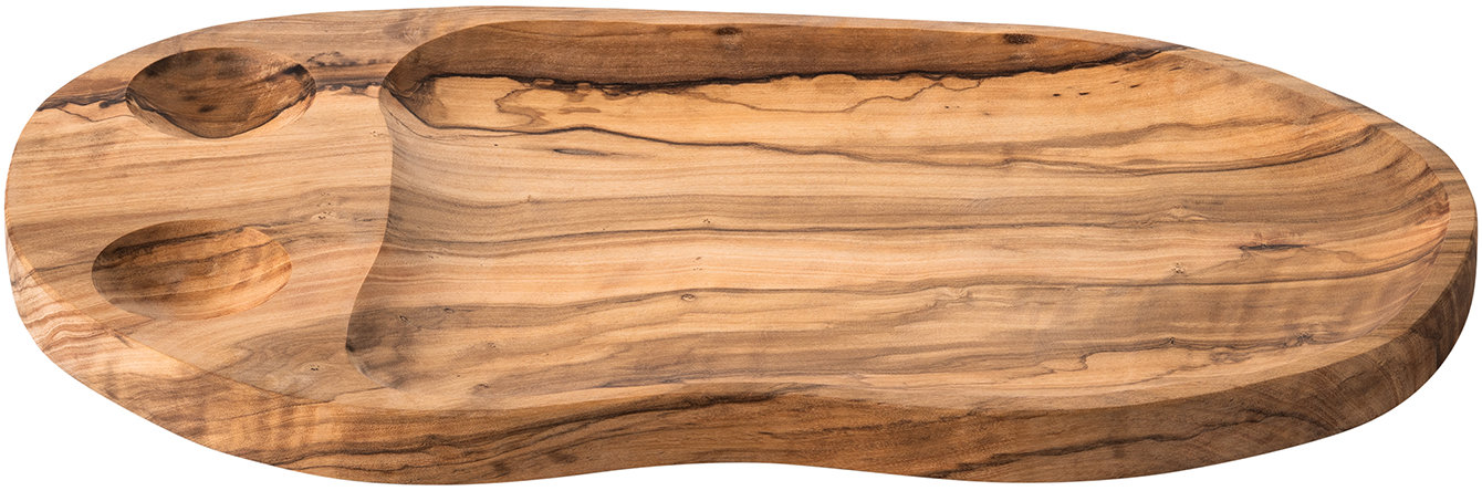 Servierbrett 25,0 x 18,0 cm, aus Olivenholz