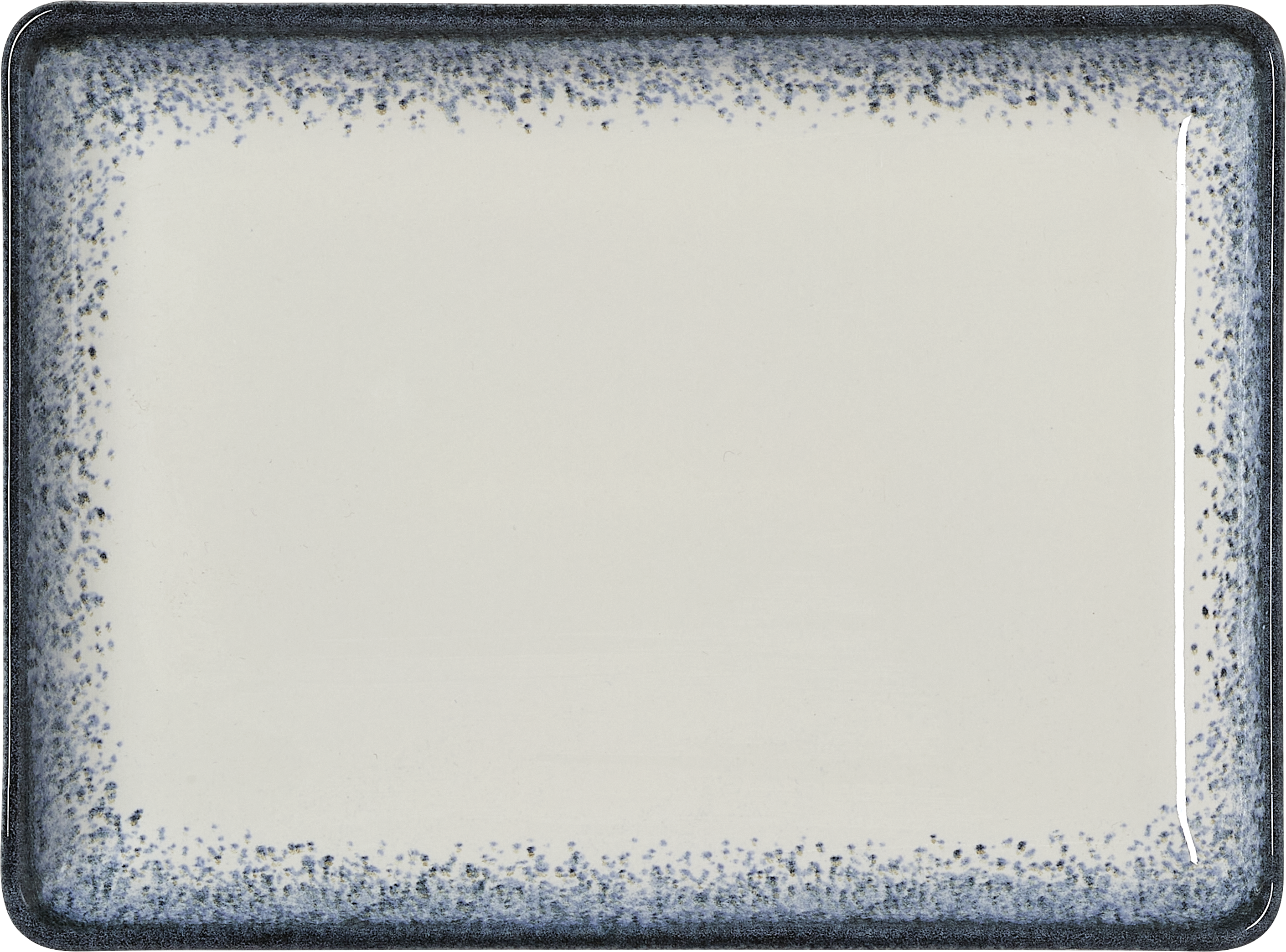 Teller, flach, 23 x 17 cm, Serie marina, Porzellan Teller, flach, 23 x 17 cm, Serie marina, Porzellan