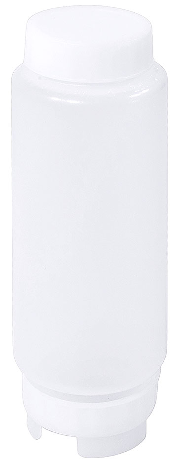 Quetschflasche 0,35 Ltr, - Ø 6,0 cm - Weiß
