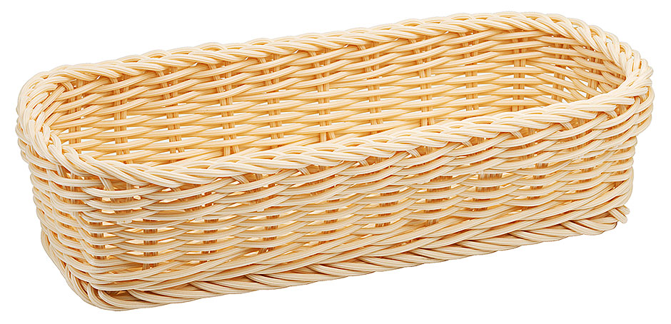 Poly-Besteckkorb, natur, Länge 28,0 cm Poly-Besteckkorb, natur, Länge 28,0 cm