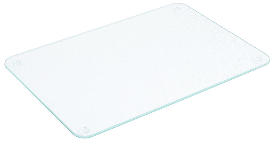 Glas Schneidebrett 30 x 20 cm - 0,5 cm stark Glas Schneidebrett 30 x 20 cm - 0,5 cm stark