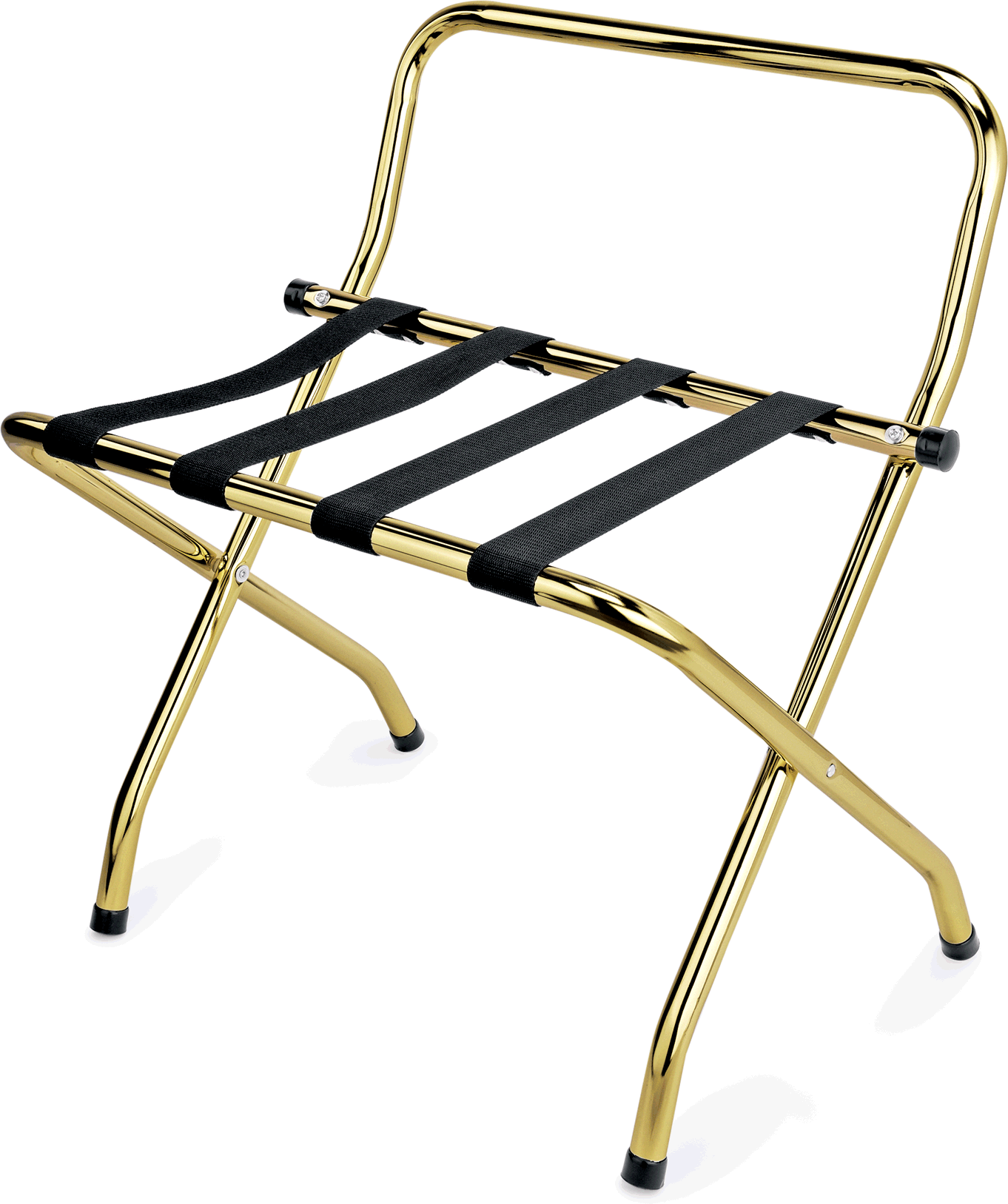 Gepäckablage mit Wandschutz, 61 x 57 x 65 cm, vermessingt