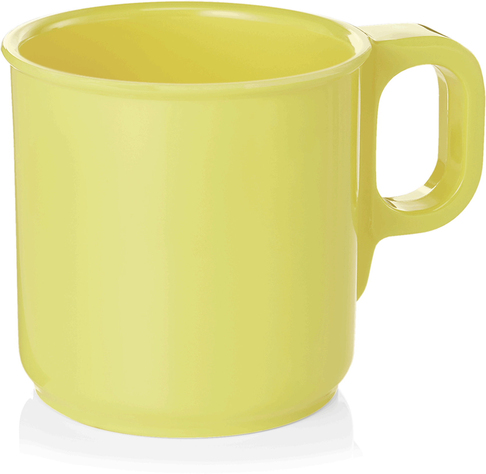 Becher, 0,25 ltr,, gelb, Melamin Becher, 0,25 ltr,, gelb, Melamin