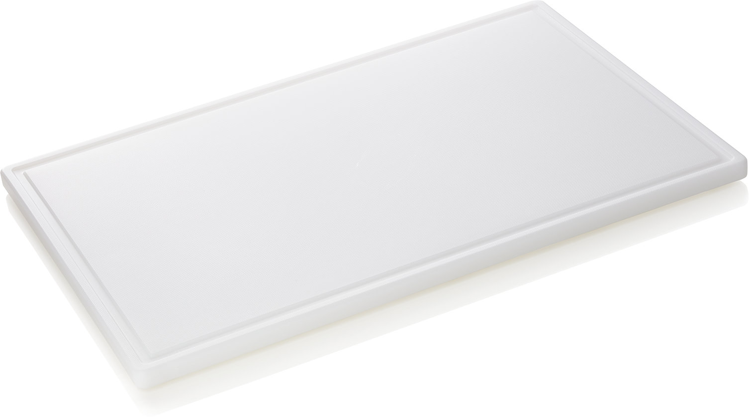 Schneidbrett mit Saftrille, 60 x 40 x 2 cm, Polyethylen Schneidbrett mit Saftrille, 60 x 40 x 2 cm, Polyethylen