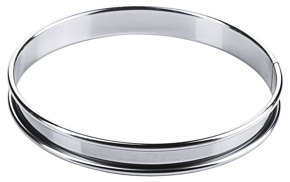 Tortenring flach Ø 16,0 cm aus Edelstahl 18/0