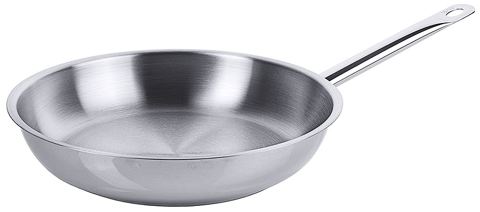 Bratpfanne mit Rohrgriff Ø 26 cm - Ø Boden 20,0 cm - Höhe 5,5 cm