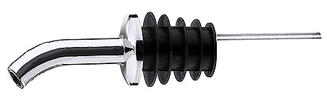 Flaschenausgießer Ø 8,0 mm - Länge 12,0 cm - mit gebogenen Rohr Flaschenausgießer Ø 8,0 mm - Länge 12,0 cm - mit gebogenen Rohr