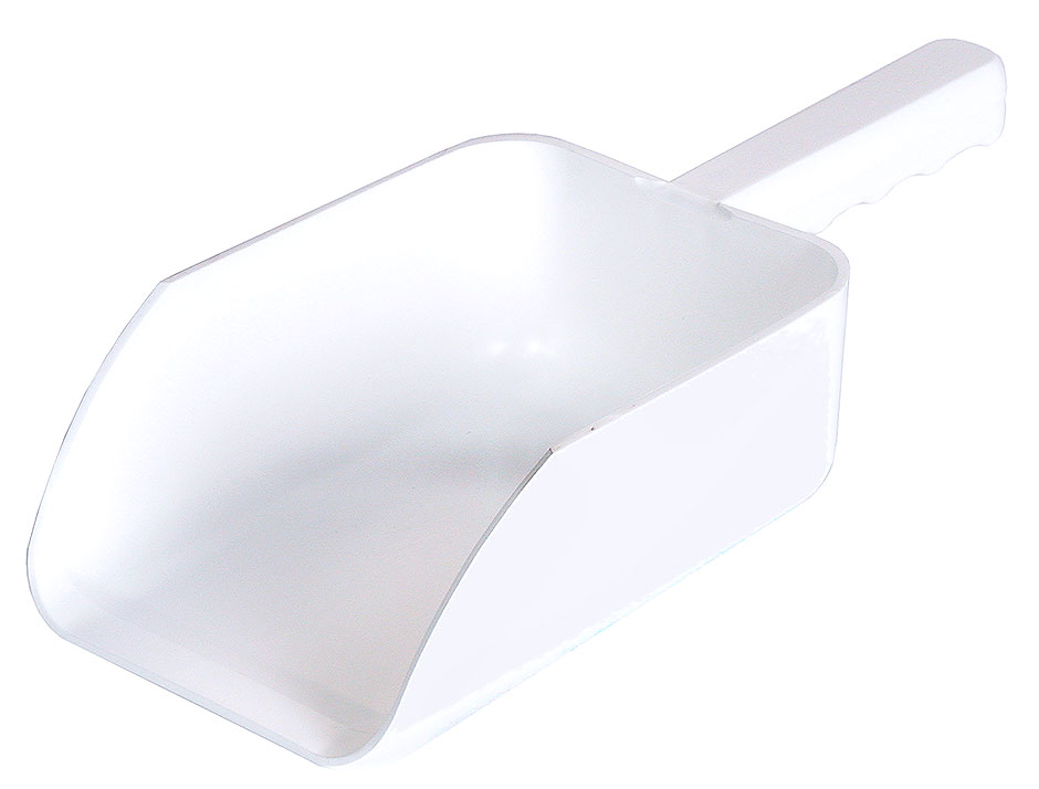 Allzweck-Schaufel weiß - Schaufelmaß 24 x 15 cm - Länge 35,0 cm - Volumen 2,7 Liter Allzweck-Schaufel weiß - Schaufelmaß 24 x 15 cm - Länge 35,0 cm - Volumen 2,7 Liter