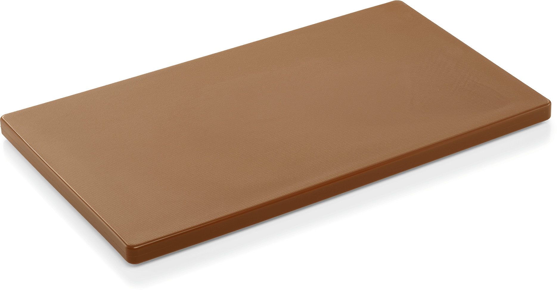 Schneidbrett HACCP, 50 x 30 x 2 cm, braun, Polyethylen