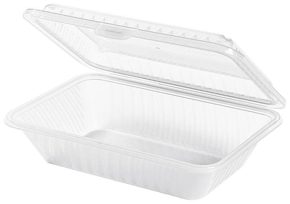 Mehrwegschale weiß - 23,5 x 17,0 x 7,0 cm