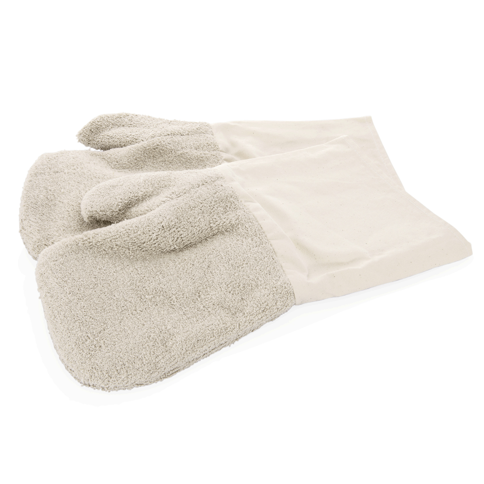 Hitzefausthandschuhe, 2-teilig, 40 cm, Baumwolle