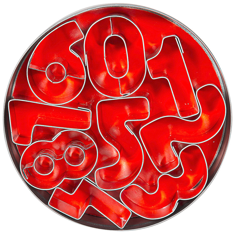 Ausstechformen Zahlen - Ziffern 0-9 Ausstechformen Zahlen - Ziffern 0-9