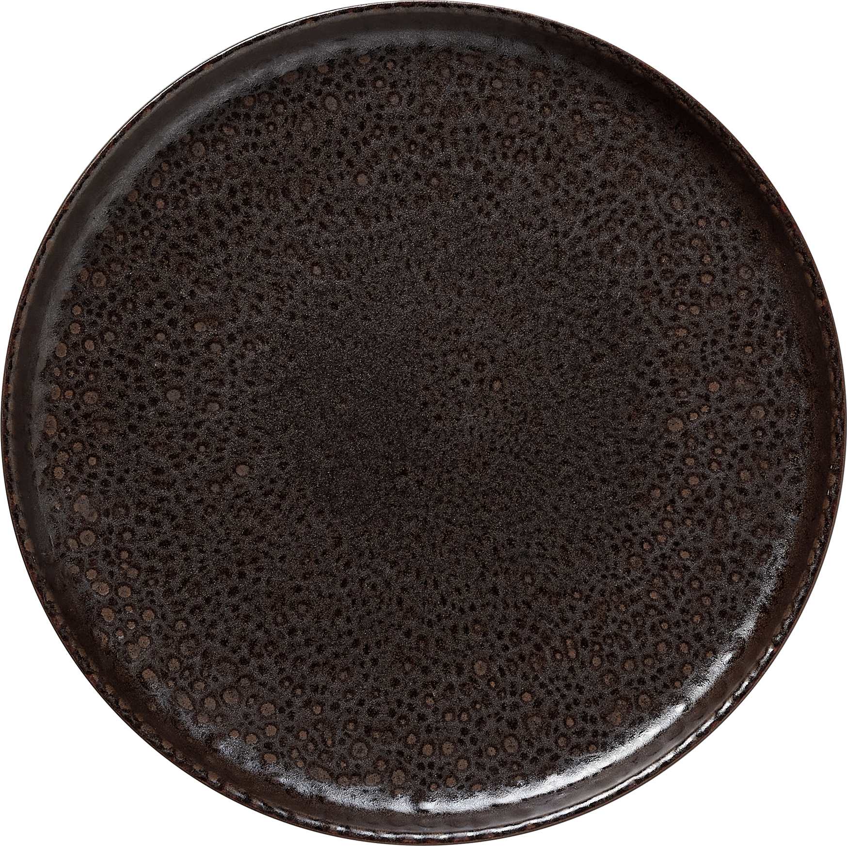 ROCKZZERO® ONE - Teller, flach, Ø 28,0 cm, Serie metallic brown