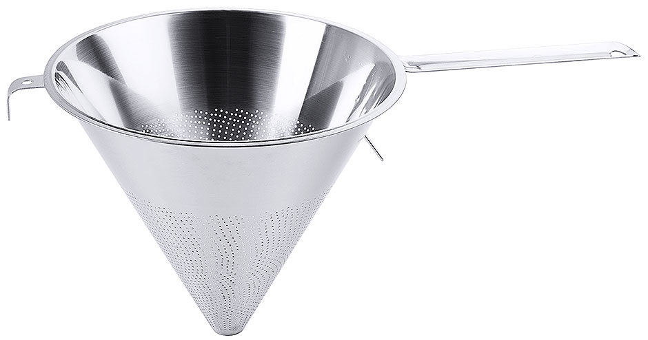 Spitzsieb mit Flachgriff Ø 27 cm - Höhe 25,0 cm - Volumen 4,50 Liter