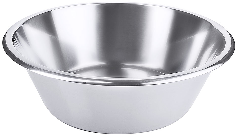 Schüssel flach Ø innen 38,0 cm - Ø Boden 28,5 cm - Inhalt 11,00 Liter