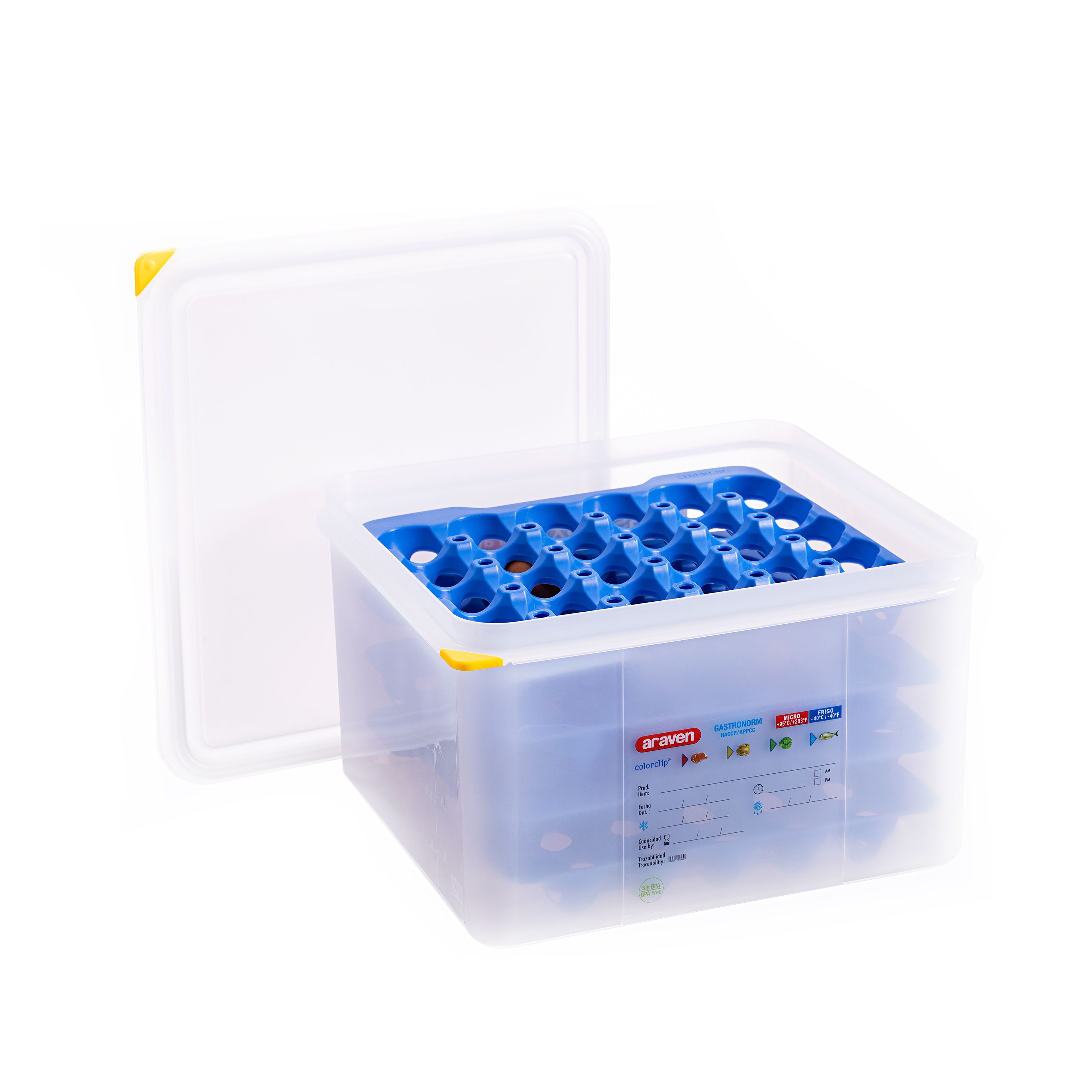 Eierbox inklusive acht Eiertabletts Eierbox inklusive acht Eiertabletts