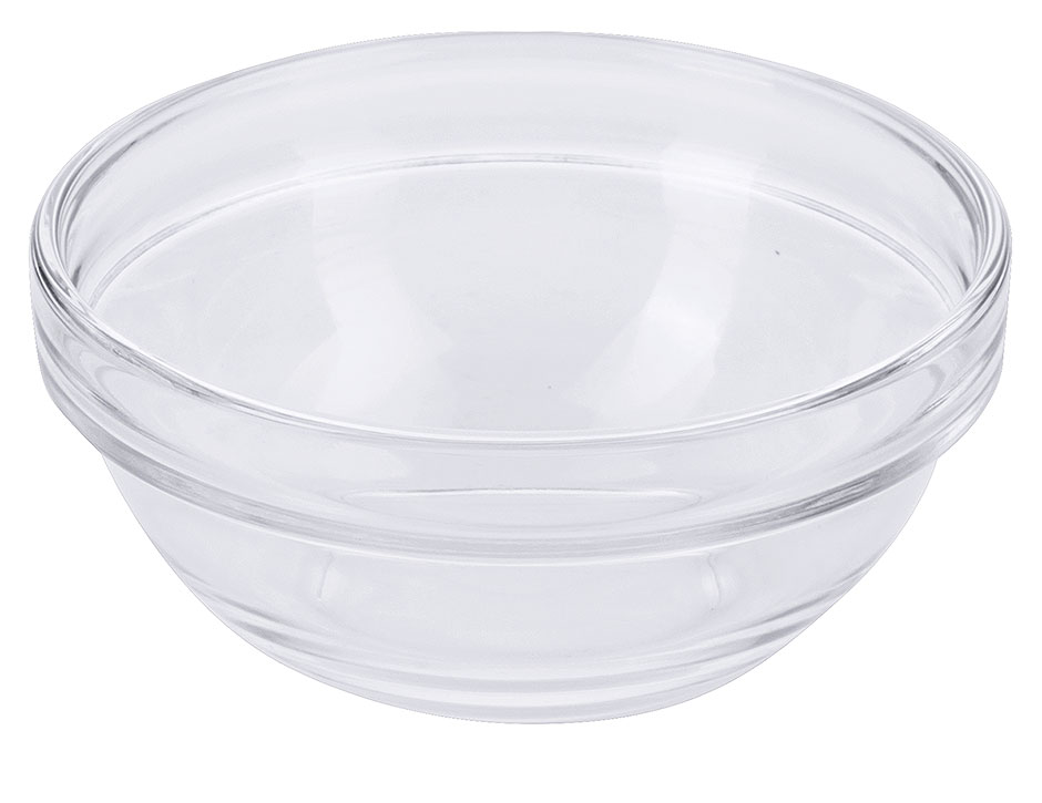 Glasschale Ø 9,5 cm - aus gehärtetem Glas