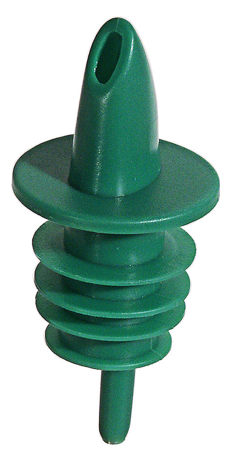 Ausgießer Länge 7 cm - Durchlauf Ø 4 mm - grün