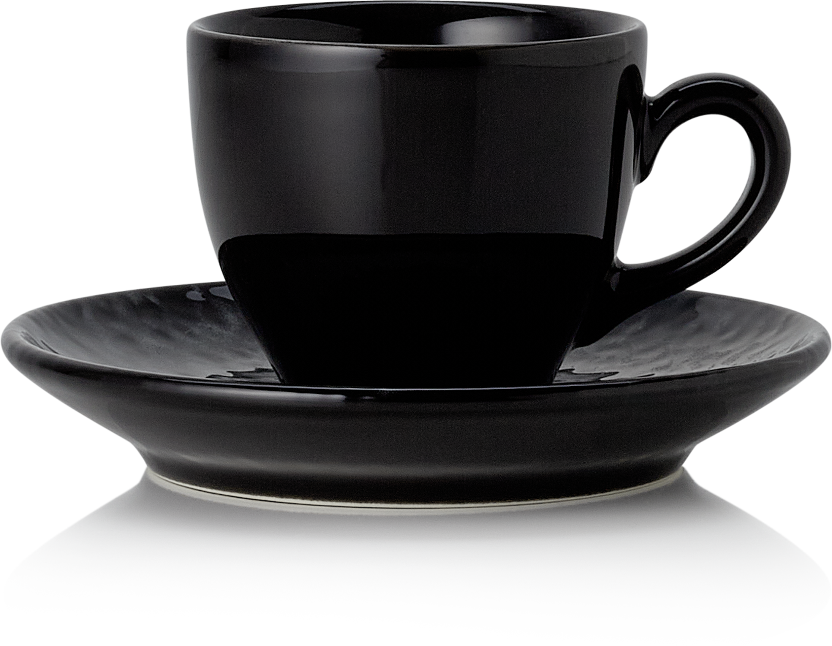 Espresso- und Untertasse, 0,09 Liter, Farbe night, Porzellan