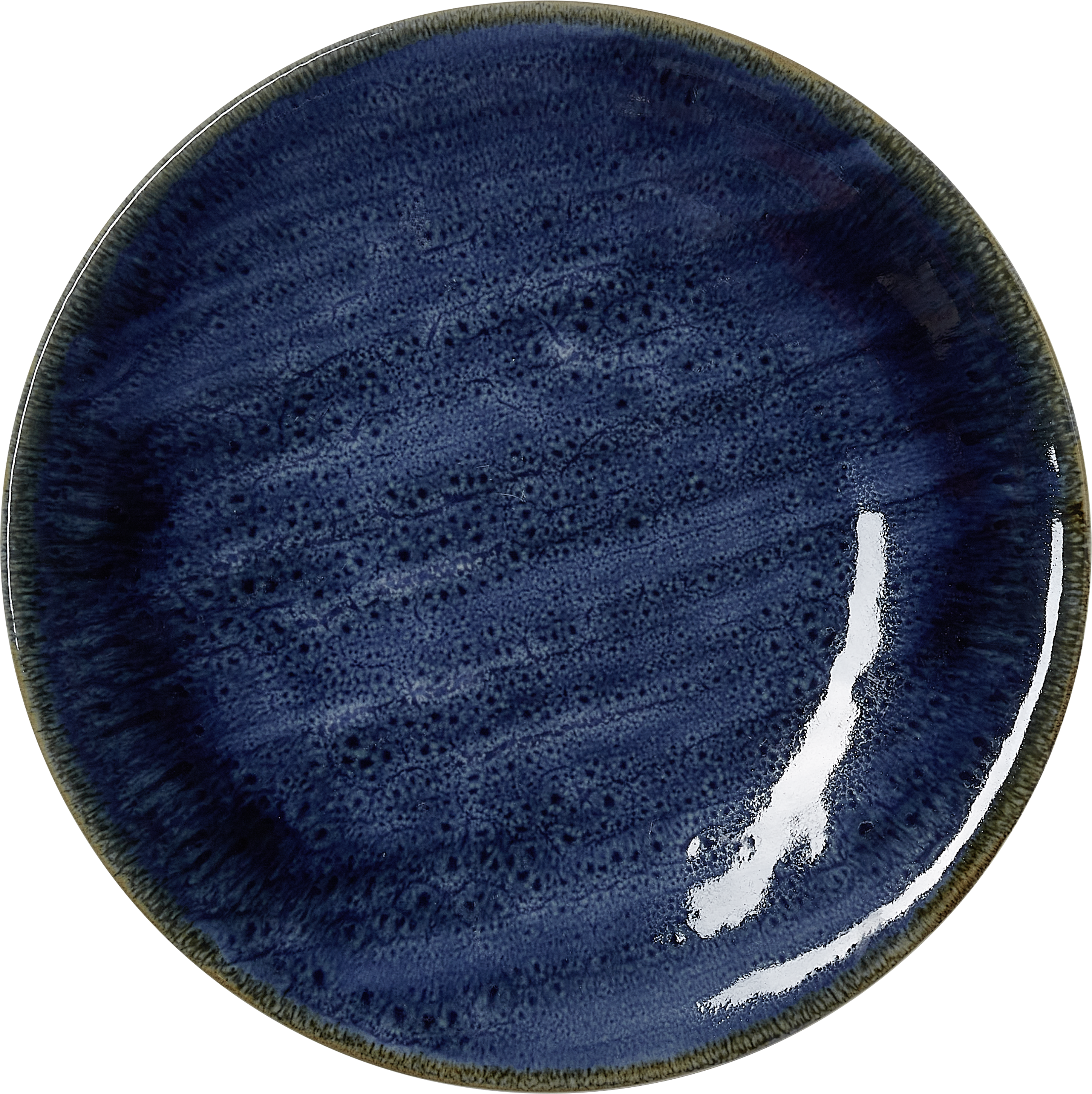 Teller, flach, Ø 23 cm, Serie dark ocean, Porzellan