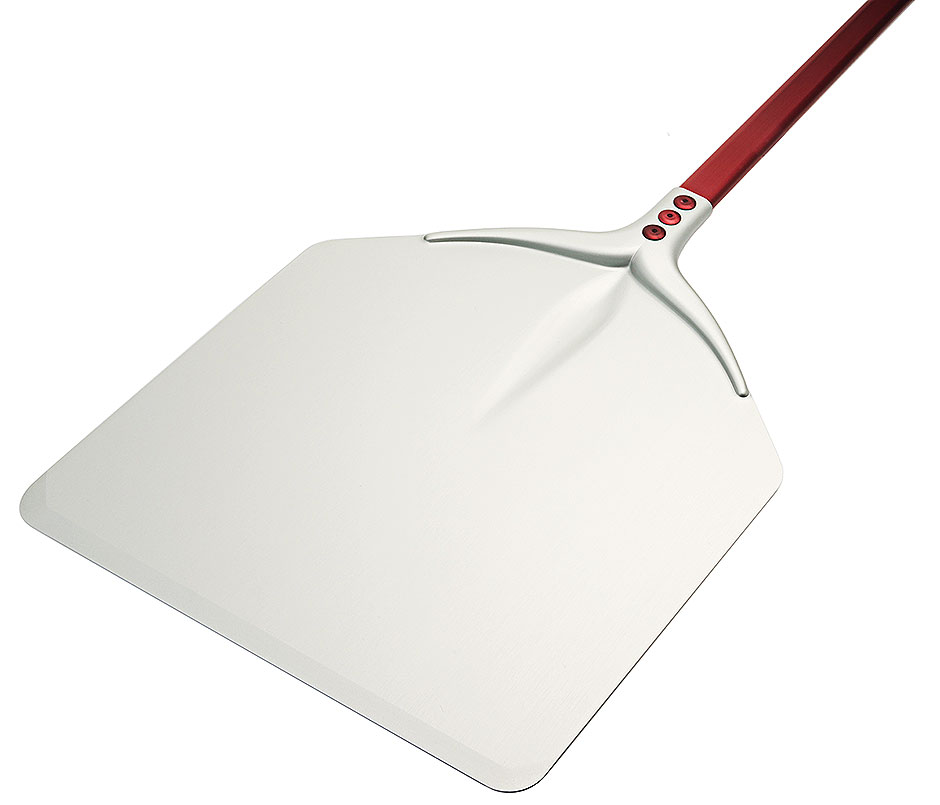 Pizzaschaufel rechteckig - Schaufel 50,0 x 50,0 cm - Stiel 120,0 cm