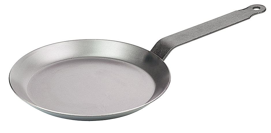 Crepes Eisenpfanne Ø 20,0 cm - Höhe 2,0 cm - Stiellänge 18 cm