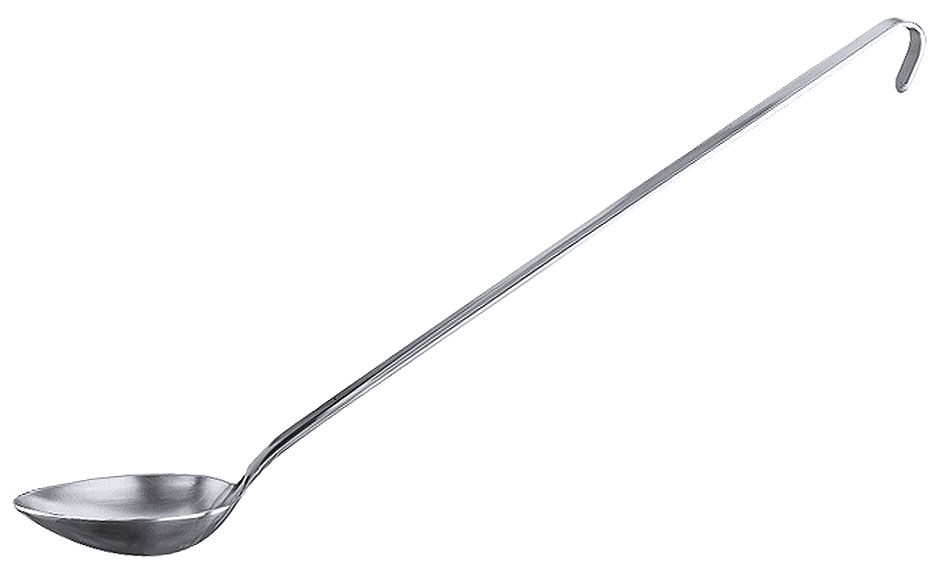 Gießlöffel fugenlos - Löffel 10,0 x 7,0 cm - Stiellänge 37,0 cm - Volumen 0,075 Liter
