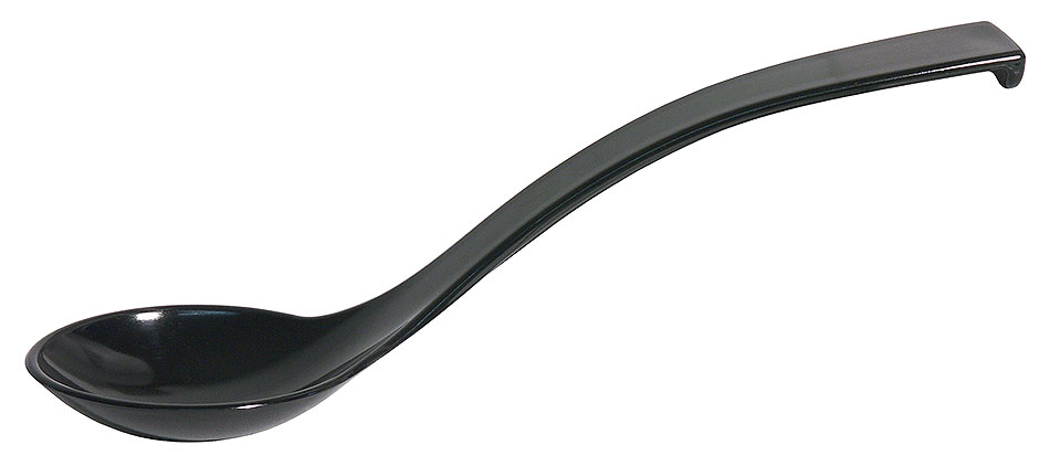 Vorlegelöffel - Länge 23,5 cm - schwarz