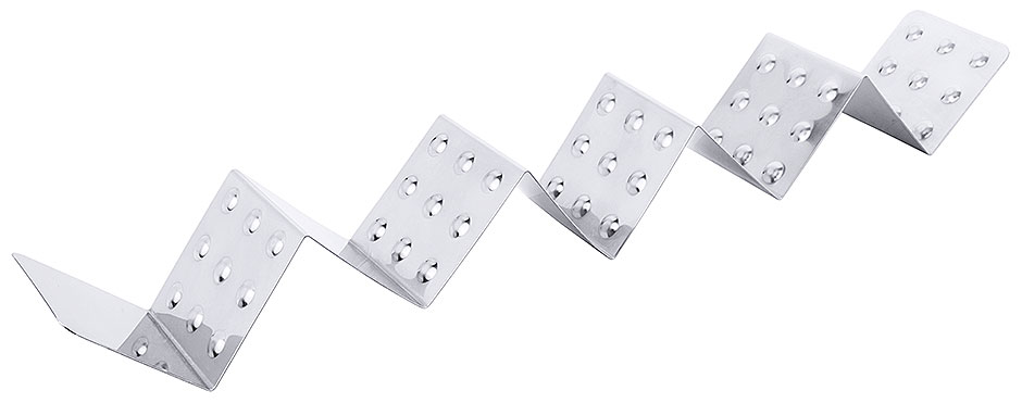 Snackablage - Snackwelle aus Edelstahl mit 5 Fächern - Länge 57,0 cm Snackablage - Snackwelle aus Edelstahl mit 5 Fächern - Länge 57,0 cm