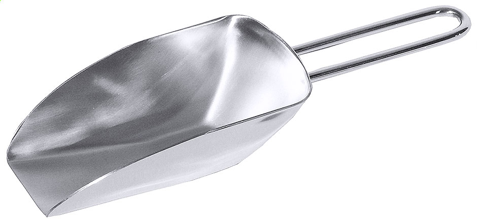 Dosier Schaufel - Schaufelmaß 10 x 5,5 cm - Länge 17,0 cm - Volumen 0,10 Liter