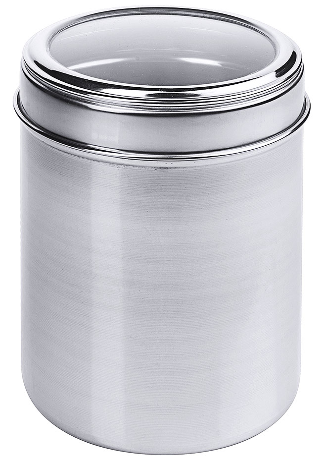 Dose mit Sichtdeckel Ø 12,5 cm - Inhalt 2,0 Liter - Höhe 17,0 cm Dose mit Sichtdeckel Ø 12,5 cm - Inhalt 2,0 Liter - Höhe 17,0 cm