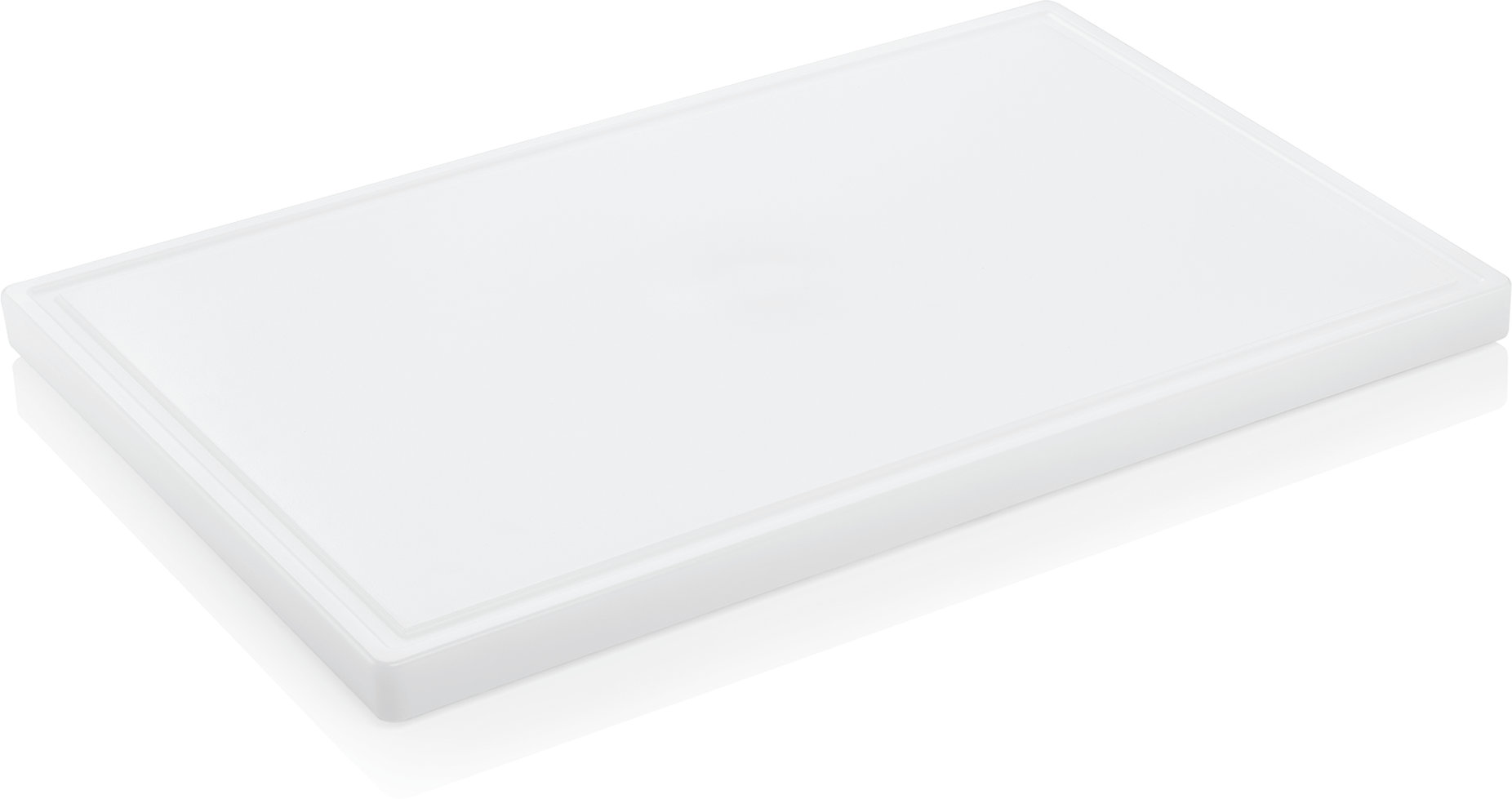 Schneidbrett mit Saftrille, 60 x 40 x 3 cm, Polyethylen