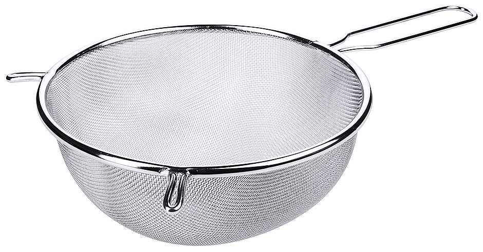 Passiersieb Ø 24 cm - Stiellänge 17,0 cm - Volumen 2,50 Liter Passiersieb Ø 24 cm - Stiellänge 17,0 cm - Volumen 2,50 Liter