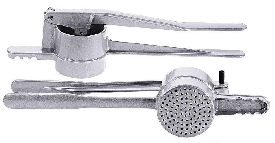Spätzlepresse Ø 8,5 cm - Länge 37,5 cm - Volumen 0,4 Liter - für kurze Knöpfle