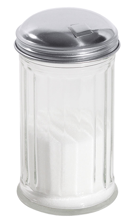 Streuer für Zucker Ø 7,5 cm - Höhe 14,0 cm - 0,3 Liter