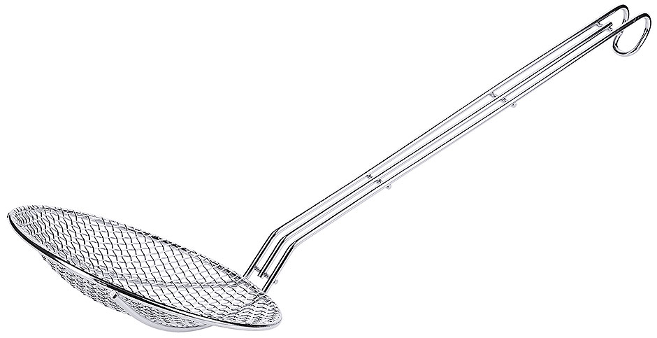 Fritierlöffel - Backlöffel Ø 20,0 cm - Stiellänge 43,0 cm Fritierlöffel - Backlöffel Ø 20,0 cm - Stiellänge 43,0 cm