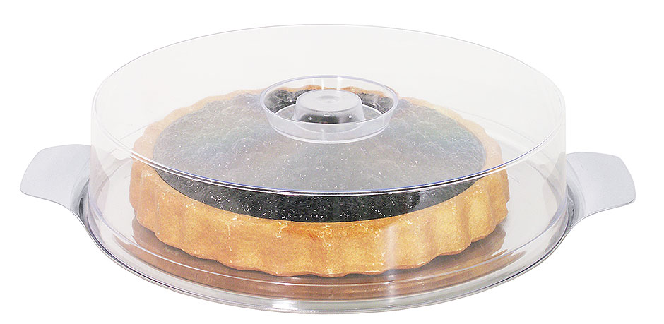 Runde Platte mit Haube 30 cm Runde Platte mit Haube 30 cm