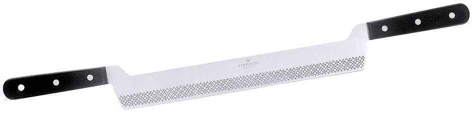 Käsemesser mit zwei Angeln - Klinge 32,5 x 3,5 cm Käsemesser mit zwei Angeln - Klinge 32,5 x 3,5 cm