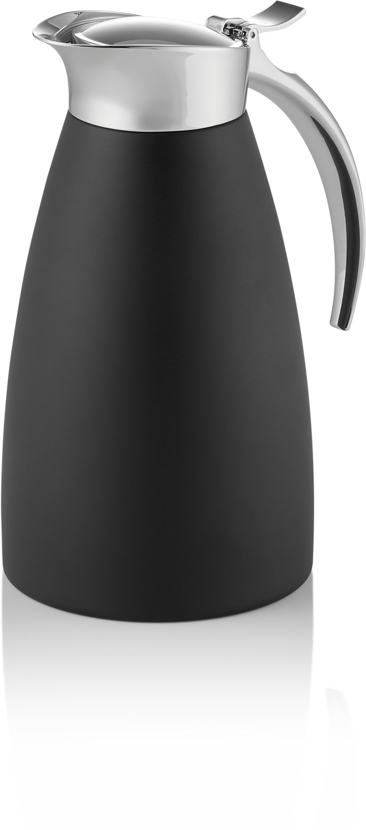 Isolierkanne Volumen 0,60 Liter aus CNS 18/8 in schwarz Isolierkanne Volumen 0,60 Liter aus CNS 18/8 in schwarz