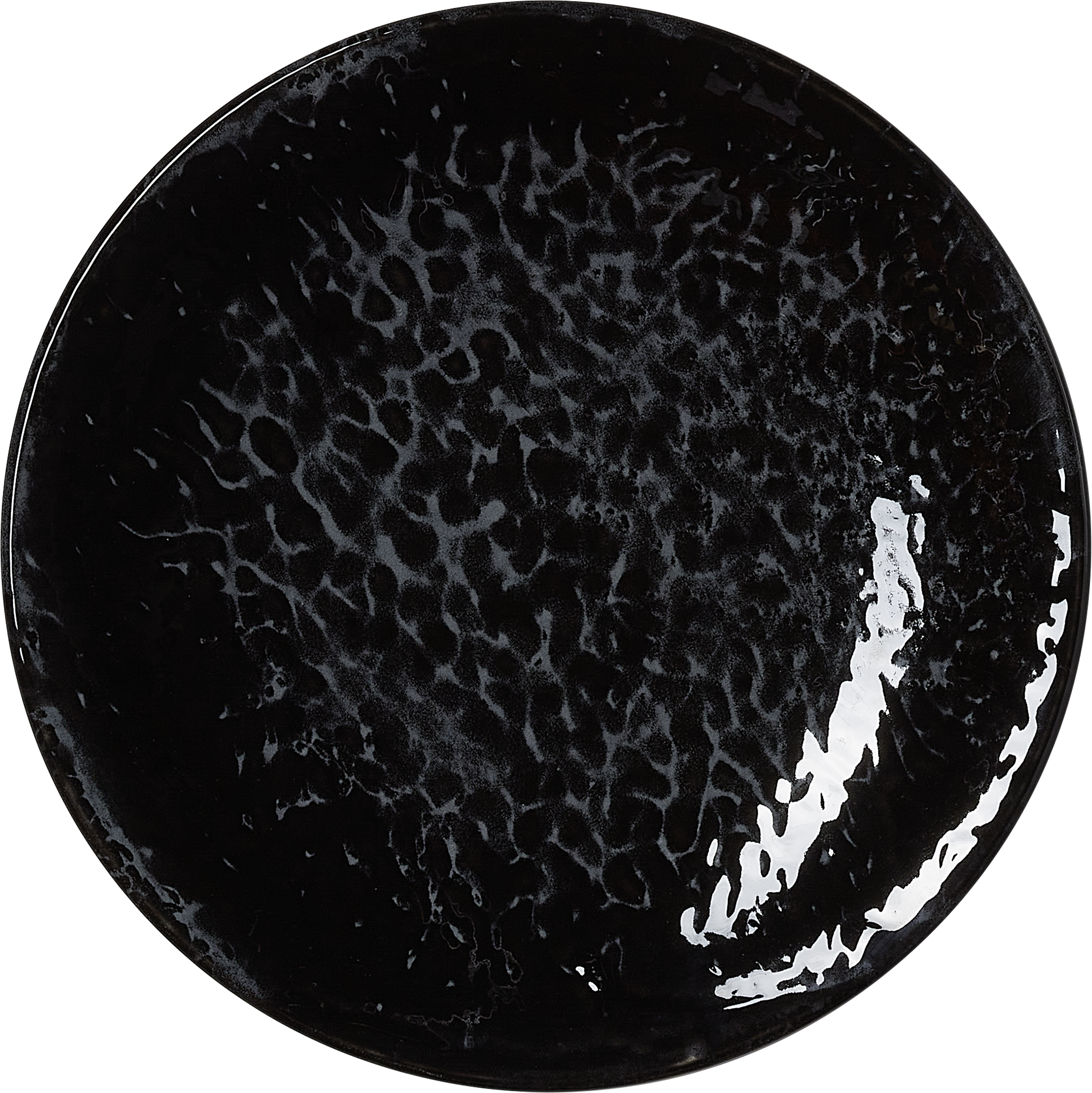 Teller, flach, Ø 19 cm, Farbe night, Porzellan