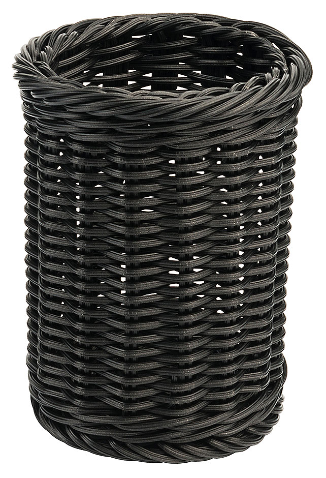 Besteckkorb 15 cm hoch, schwarz